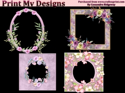 Floral frames