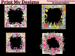 Floral frames