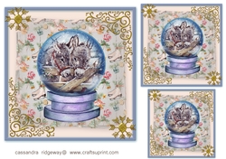 Christmas Globe Toppers 