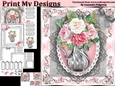 cute birthday card with flowers