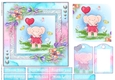 Cute little animal collection with tag