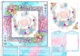 Cute little animal collection with tag