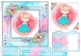 Cute little animal collection with tag