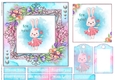 Cute little animal collection with tag