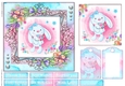Cute little animal collection with tag
