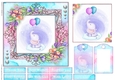 Cute little animal collection with tag