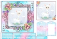Cute little animal collection with tag