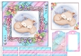 Cute little animal collection with tag