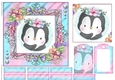 Cute little animal collection with tag