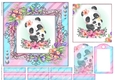 Cute little animal collection with tag