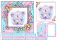 Cute little animal collection with tag