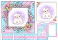 Cute little animal collection with tag