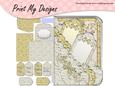 Crinkle Scalloped Pocket Card Kit 10