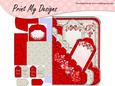 Crinkle Scalloped Pocket Card Kit 9