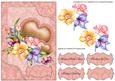 Floral Card Front Mothers Day, Birthday