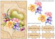 Floral Card Front Mothers Day, Birthday