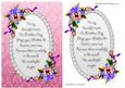 Mothers Day Pansies Card Front