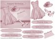 Happy Birthday Cute Dress Red