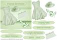 Happy Birthday Cute Dress Green