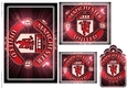 Football Toppers with tags 