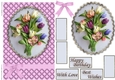Birthday Floral Quick card