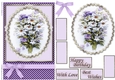 Birthday Floral Quick card