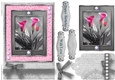 Black and White with a spash of color Quick Card