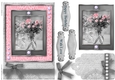 Black and White with a spash of color Quick Card