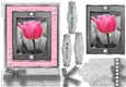 Black and White with a spash of color Quick Card