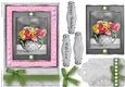 Black and White with a spash of color Quick Card