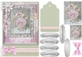 Shabby Chic Quick Card with gems tag, and lace