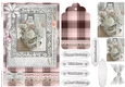 Shabby Chic Quick Card with gems tag, and lace
