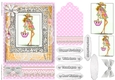 Shabby Chic Quick Card with gems tag, and lace