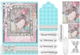 Shabby Chic Quick Card with gems tag, and lace