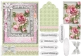 Shabby Chic Quick Card with gems tag, and lace