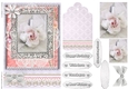 Shabby Chic Quick Card with gems tag, and lace