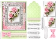 Shabby Chic Quick Card with gems tag, and lace
