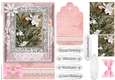Shabby Chic Quick Card with gems tag, and lace