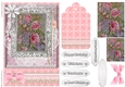 Shabby Chic Quick Card with gems tag, and lace