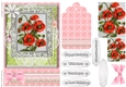 Shabby Chic Quick Card with gems tag, and lace