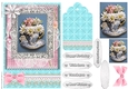Shabby Chic Quick Card with gems tag, and lace