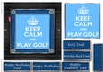 Fathers day leather and denim quick cards