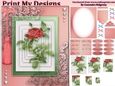 floral mini kit pyramid layers tag insert and background