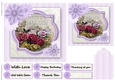 floral female quick card