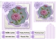 floral female quick card