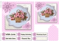 floral female quick card