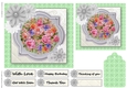 floral female quick card