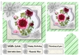 floral female quick card