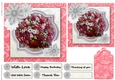 floral female quick card