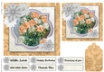 floral female quick card